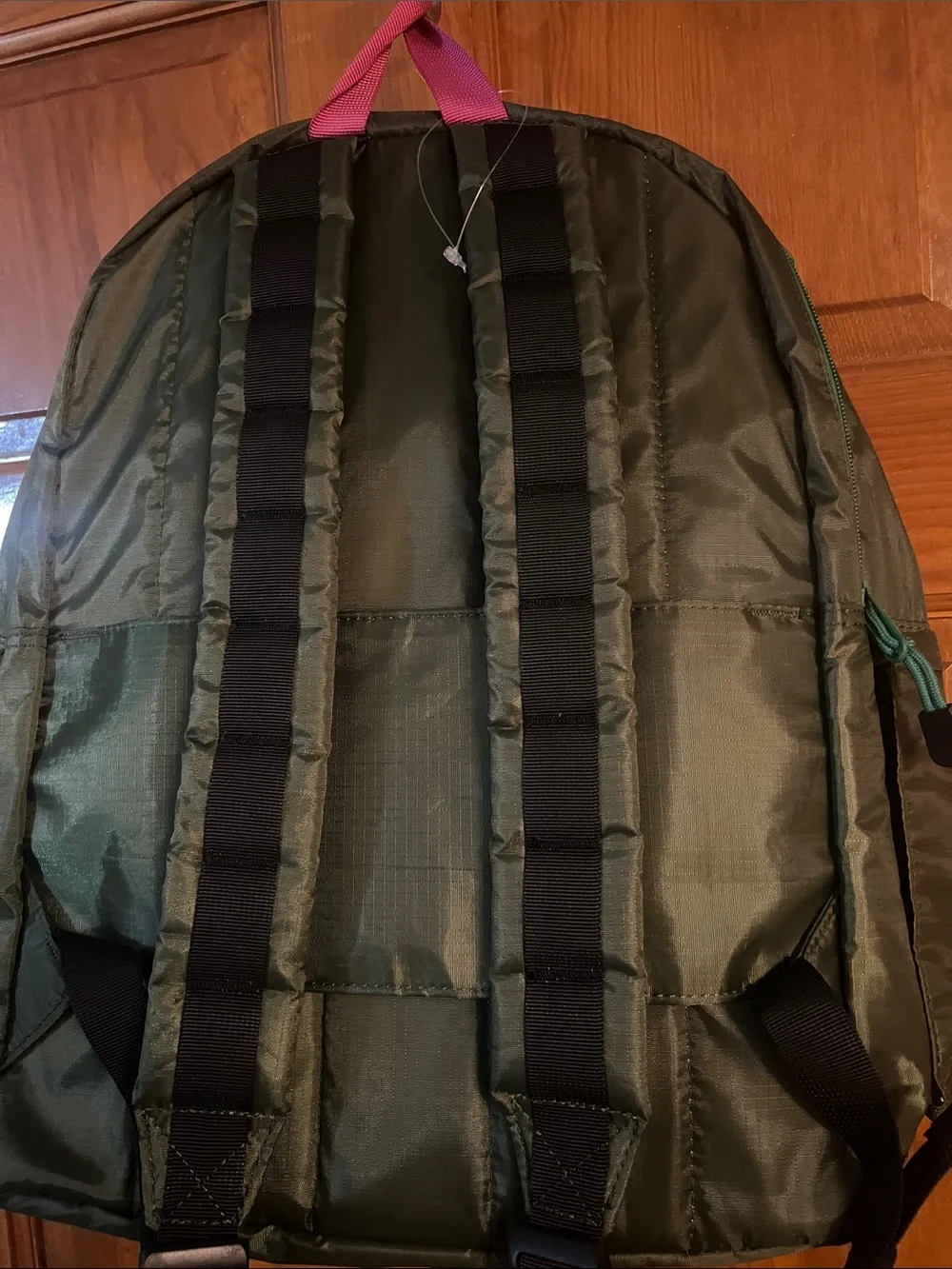 New State Kane Ripstop Large Diagonal Zipper Backpack NWT